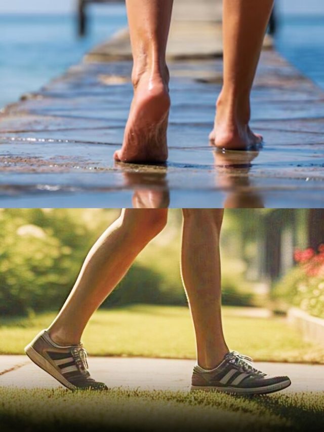 जूते पहनकर या नंगे पैर,  कैसे वॉक करना अधिक फायदेमंद? जानें क्या कहता है विज्ञान