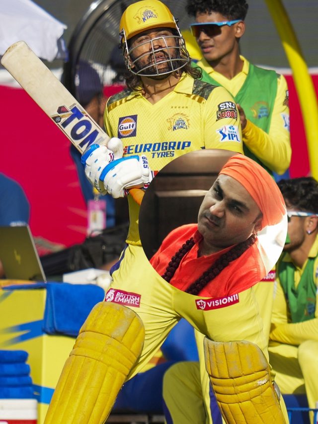 IPL में धोनी अंत‍िम ओवरों में खेलने उतरे तो होंगे ट्रोल... सहवाग ने उड़ाया मजाक? VIDEO