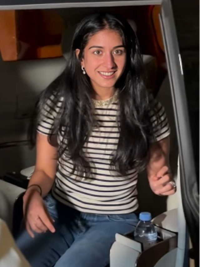 जींस-टीशर्ट पहन घूमने निकलीं अंबानी परिवार की छोटी बहू राधिका, बिना मेकअप भी लगीं खूबसूरत