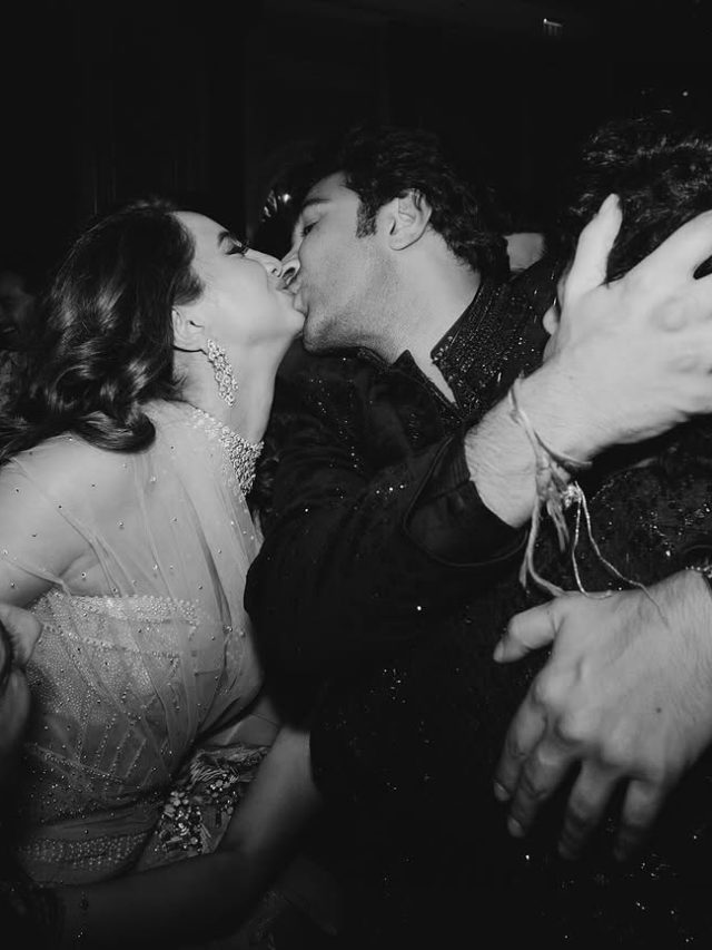 नई दुल्हन संग रोमांटिक हुआ कपूर खानदान का लाडला, किया Liplock, जश्न में झूमे दूल्हा-दुल्हन