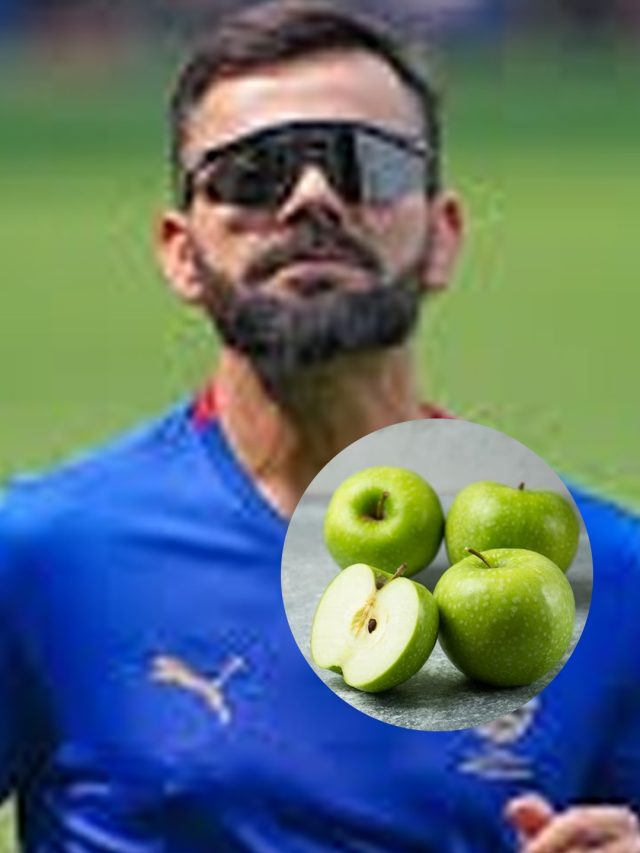IND-NZ ম্যাচে বিরাট কোহলির গ্রিন আপেল খাওয়া ভাইরাল, কী উপকার?
