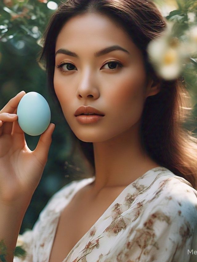 ডিম মাখলেই দূর হবে 'ডবল চিন', কোরিয়ান টেকনিক