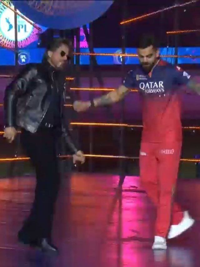 শাহরুখের সঙ্গে ঝুমে যো পাঠান', দেখুন বিরাটের নাচ