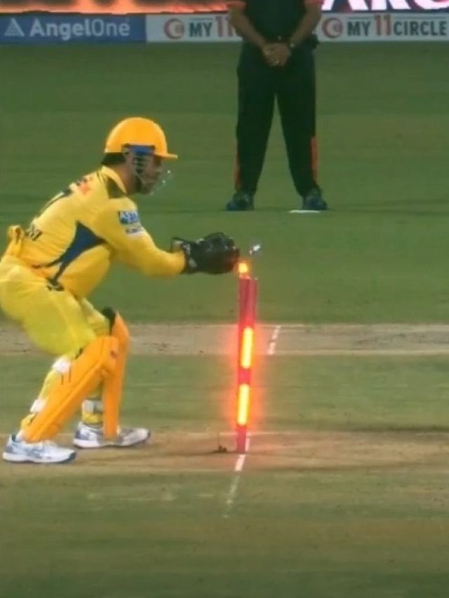 ০.১৬ সেকেন্ড! আলোর গতিতে স্ট্যাম্পিং ধোনির, VIDEO