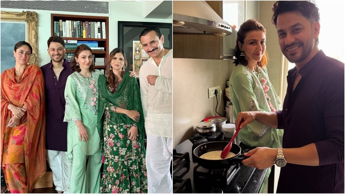 करीना-सैफ के घर मना ईद का जश्न, जीजा कुणाल ने बनाई स्वीट डिश, खुश हुईं पत्नी सोहा