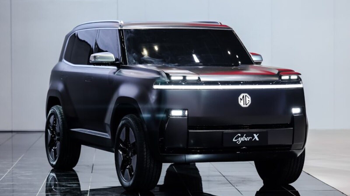 स्टाइलिश लुक... बॉक्सी डिज़ाइन! MG ने पेश की धांसू इलेक्ट्रिक एसयूवी 'Cyber X'