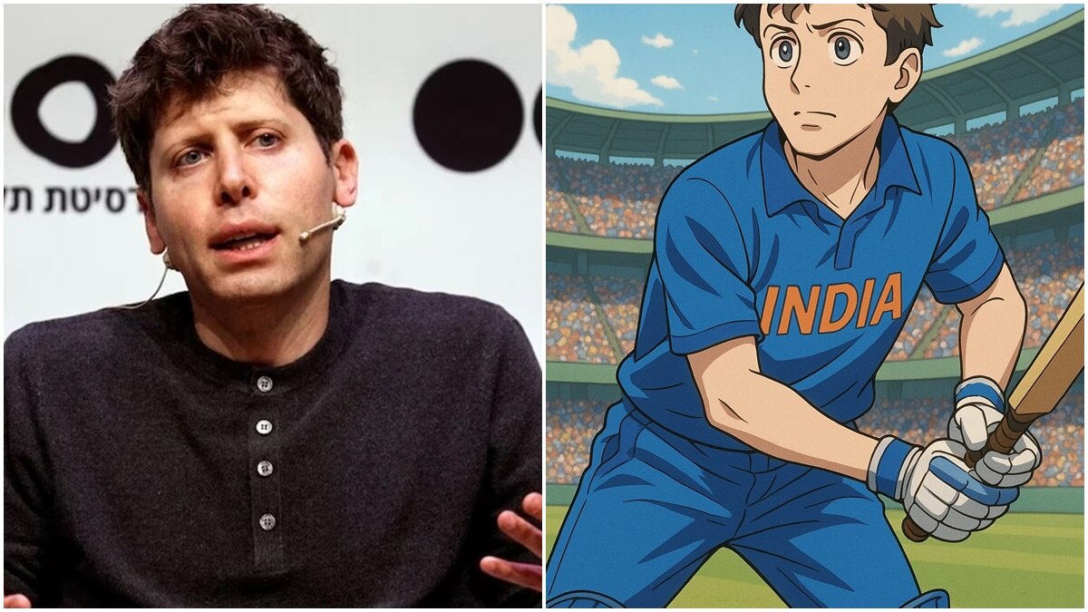 Sam Altman ने किया पोस्ट, Ghibli Style में पहनी भारतीय क्रिकेट टीम की जर्सी