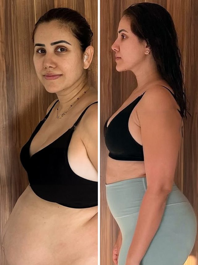 डिलीवरी के बाद बैली फैट देख चौंकी एक्ट्रेस, 4 महीने में घटाया वजन, दिखाया ट्रांसफॉर्मेशन