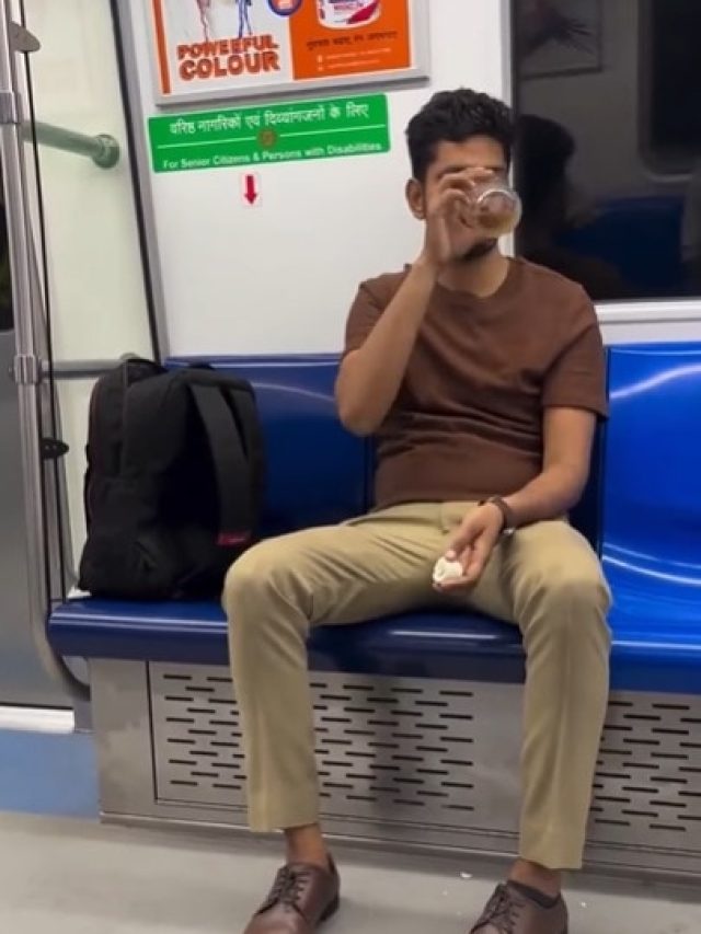 दिल्ली मेट्रो में अंडे के साथ शराब पी रहा था शख्स? अब पुलिस ने कही ये बात