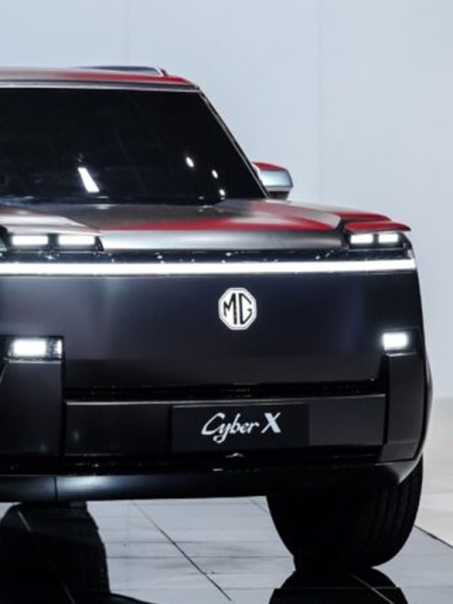 स्टाइलिश लुक... बॉक्सी डिज़ाइन! MG ने पेश की धांसू इलेक्ट्रिक एसयूवी 'Cyber X'