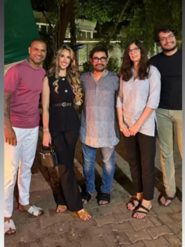 GF गौरी संग आमिर की खूबसूरत शाम, बड़ा बेटा जुनैद रहा साथ, PHOTOS वायरल