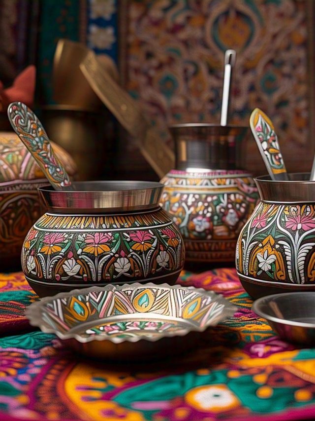 कपड़ों-इमारतों के अलावा बर्तनों पर भी होती है कारीगरी...जानें नक्कासी का इतिहास