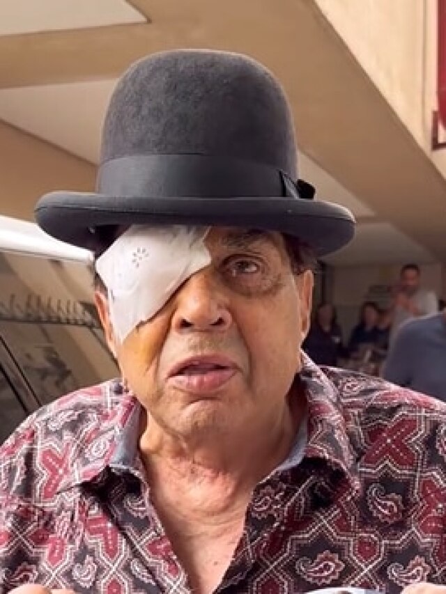 89 साल के धर्मेंद्र की हुई सर्जरी, आंख में बंधी पट्टी, बोले- अभी मुझमें बहुत दम है