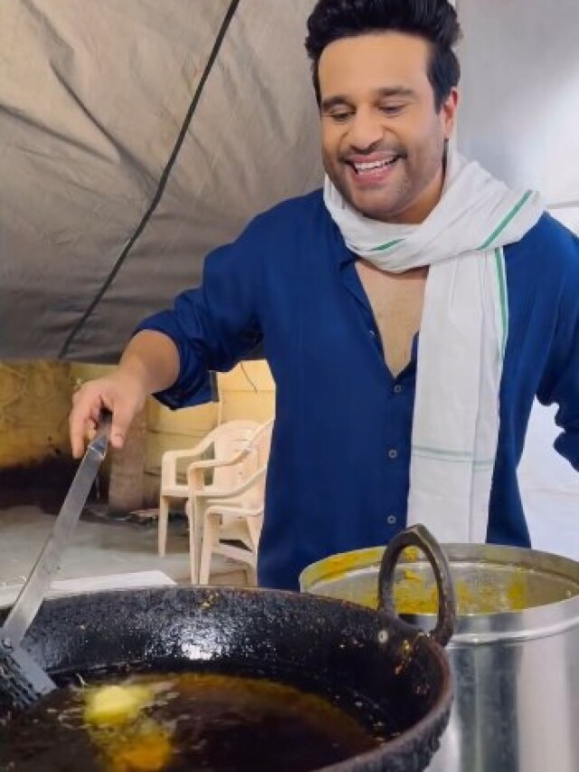 पकौड़े तल रहे कृष्णा अभिषेक, करोड़पति कॉमेडियन के आए कैसे दिन? कस्टमर से पड़ी डांट