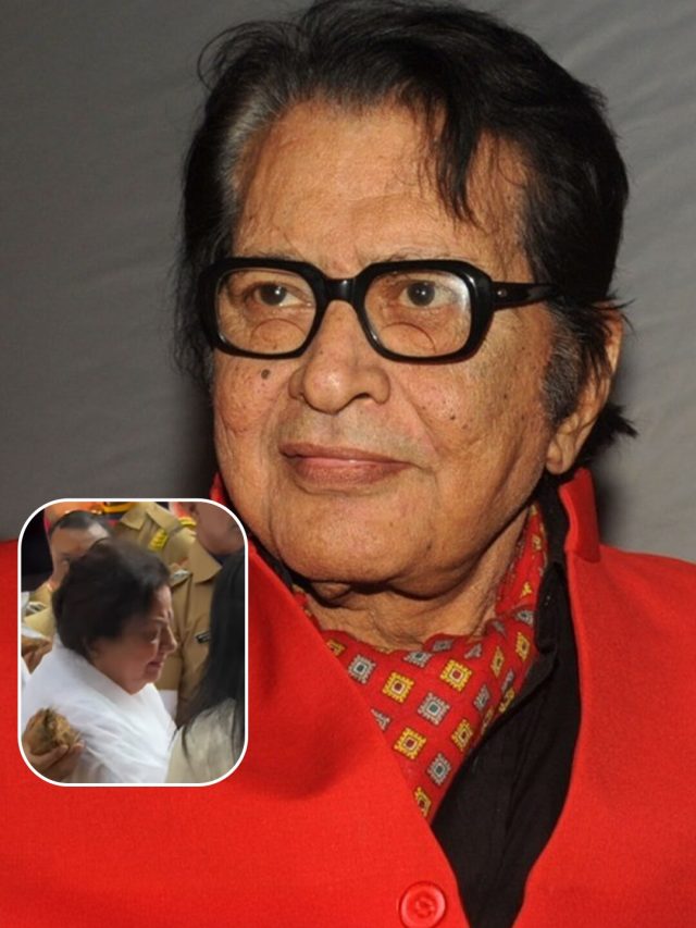 मनोज कुमार को अंतिम विदाई देते हुए फूट-फूटकर रोईं पत्नी शशि, बेटे-बहू ने संभाला
