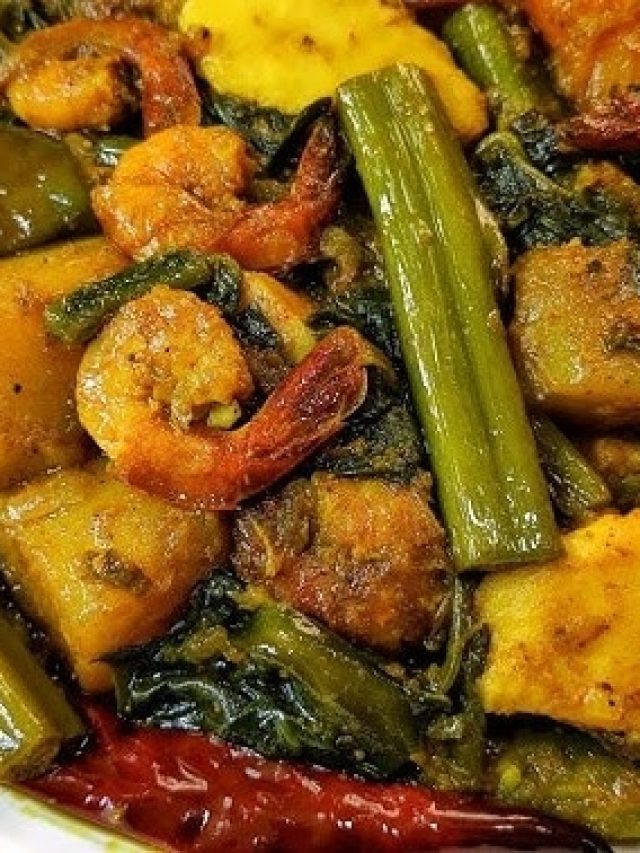 এভাবে বানান চিংড়ি দিয়ে পুঁইশাক, ভাত খাবেন এক থালা