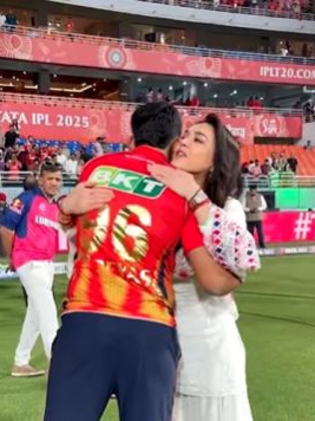 प्रीति जिंटा ने श्रेयस अय्यर को लगाया गले, फैन्स को दी फ्लाइंग Kiss, VIDEO