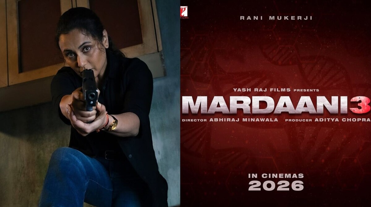 हाथ में बंदूक, चेहरे पर टशन, सामने आया रानी मुखर्जी का 'मर्दानी' अवतार