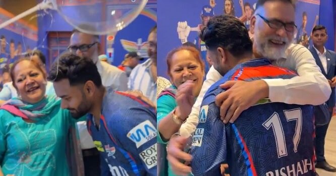 ऋषभ पंत ने आवेश खान की मां के छुए पैर... दिल छू लेगा ये VIDEO