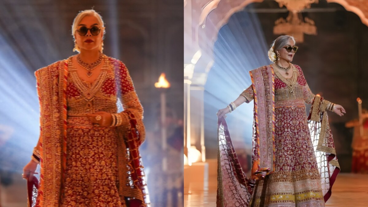 73 की उम्र में 'रॉयल' ब्राइड बनीं जीनत अमान, जरी वाले लहंगे में लूटी लाइमलाइट