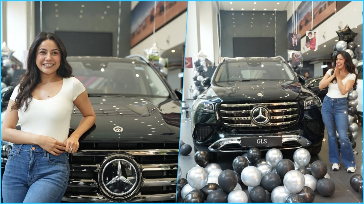 बोल्ड लुक... 9 एयरबैग की सेफ्टी! बेहद दमदार है शहनाज़ की नई SUV