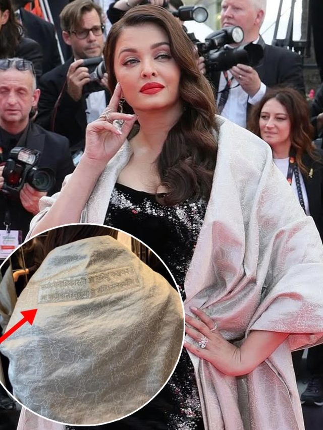 ऐश्वर्या ने गाउन संग पहना बनारसी केप, संस्कृत में लिखा श्लोक, दिखी भारतीय संस्कृति