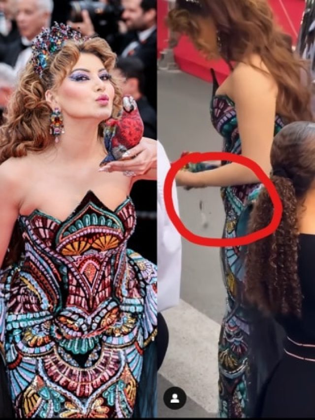 Cannes में एंट्री करते ही उर्वशी रौतेला से गिरी कीमती जूलरी, लाखों का 'तोता' लिए दिखीं ग्लैमरस