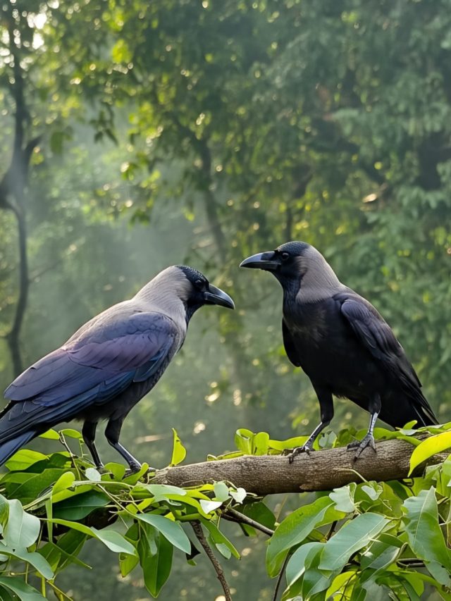 জোড়া কাক ঘরে এলে কী হয়,  জানা উচিত
