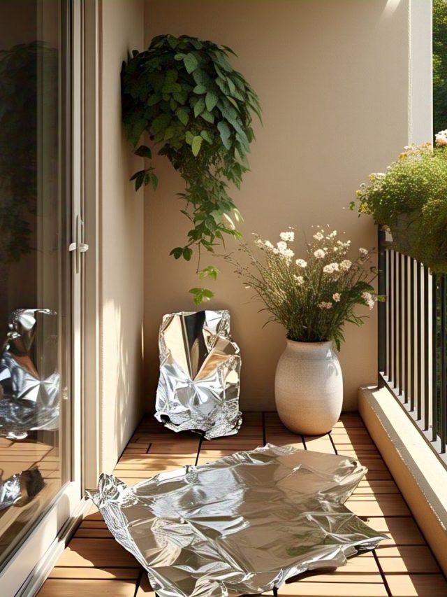 घर की बालकनी में एल्युमिनियम फॉयल क्यों रख रहे हैं लोग? क्या है ये 'टोटका'!