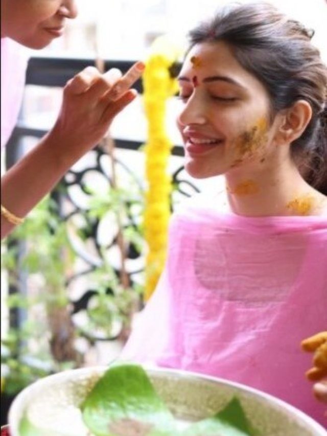 चेहरे पर हल्दी-माथे पर टीका, शादी कर रही 23 साल की एक्ट्रेस? सामने आया सच