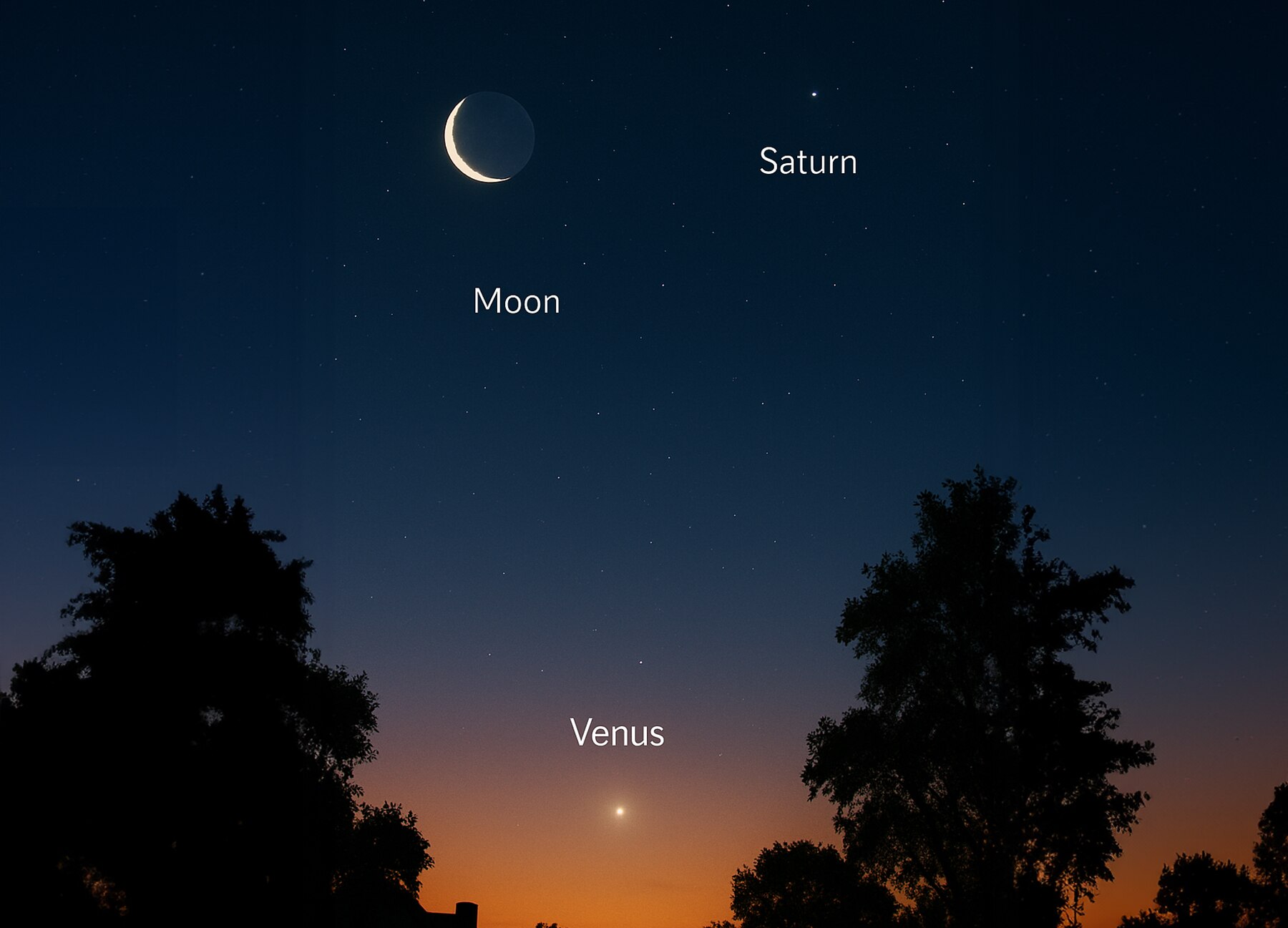 Moon, Venus, Saturn align: The celestial trio you’ll only catch this week