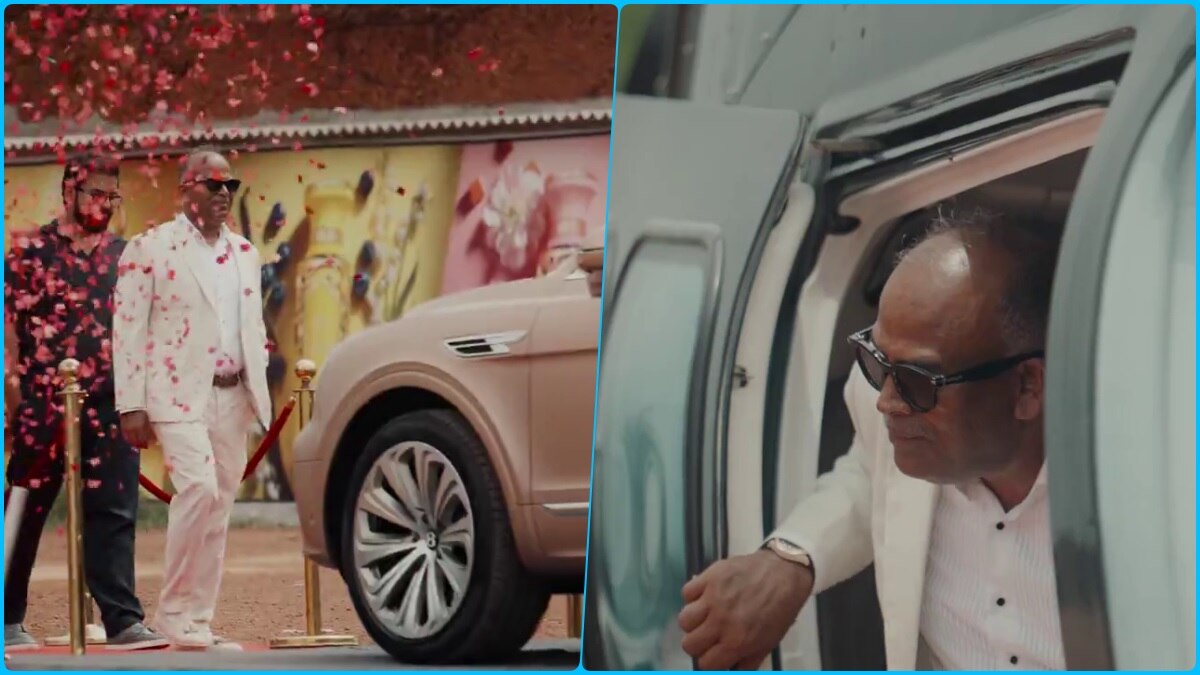 इसे कहते हैं स्वैग! फिल्मी स्टाइल में हेलिकॉप्टर से कार की डिलीवरी लेने पहुंचा शख्स