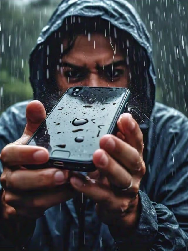 বৃষ্টিতে ভিজে  মোবাইল অকেজো?  কী করবেন?