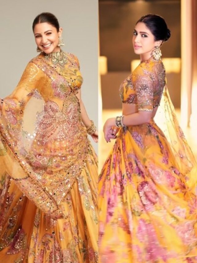 अनुष्का शर्मा जैसा लहंगा पहन भूमि पेडनेकर ने दिखाई अदाएं, देखिए कौन लगा ज्यादा हसीन!