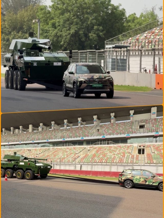 Tata का दम! Harrier EV ने खींचा 23,000KG का मिलिट्री टैंक- VIDEO