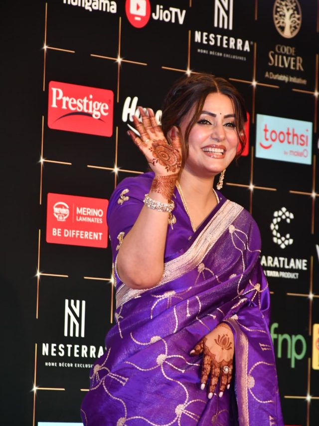 माथे पर बिंदी-हाथों में मेहंदी, पति के बिना दिखीं नई दुल्हन हिना, पैप्स का सवाल सुन शरमाईं