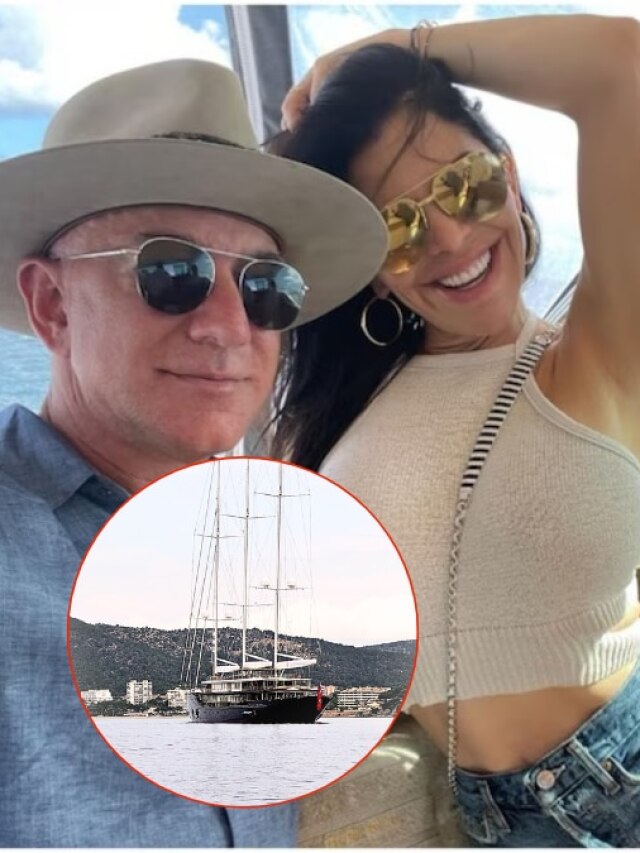 Photos: स्विमिंग पूल, जकूज़ी... दुनिया की सबसे बड़ी यॉट में हो रहे जेफ बेजोस के वेडिंग प्रोग्राम