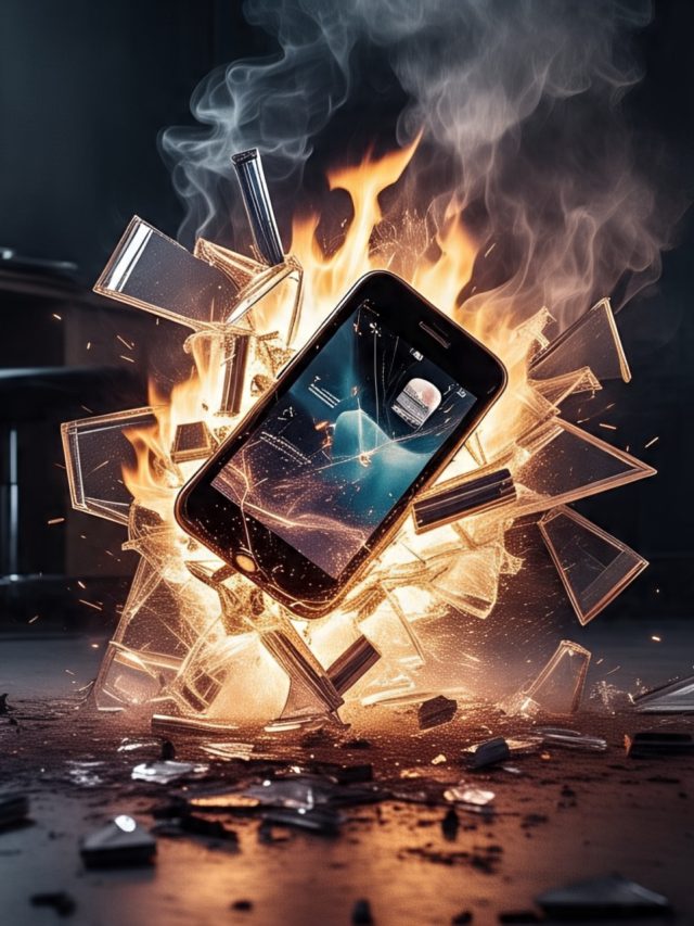 फोन में लगी आग, जलकर हुआ खाक, खरीदने के 2 महीने बाद हुआ हादसा