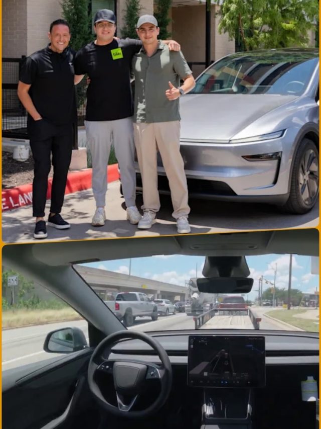 बिना ड्राइवर के फैक्ट्री से सीधे ग्राहक के घर डिलीवर हुई TESLA कार, देखें VIDEO