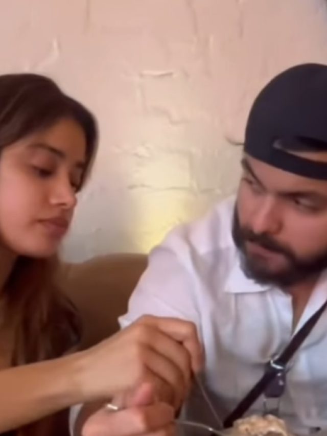 जाह्नवी ने की ऐसी हरकत, BF शिखर ने घूरा, यूजर्स बोले- प्यार में सब जायज