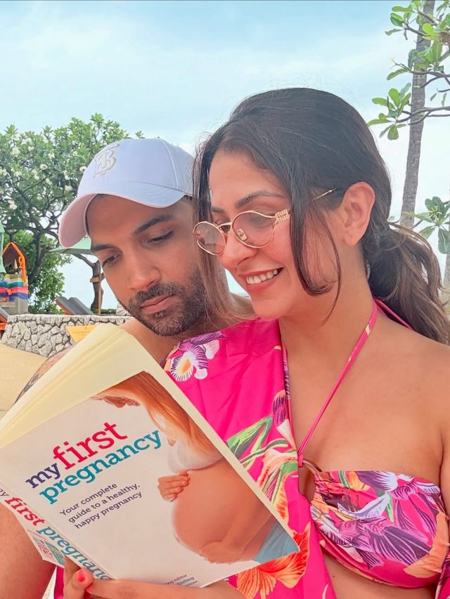 पति संग बेबीमून पर एक्ट्रेस, रिवीलिंग ड्रेस में फ्लॉन्ट किया बेबी बंप, PHOTOS