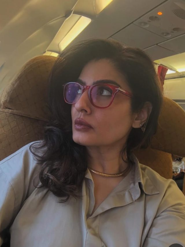 अहमदाबाद हादसे के बाद एअर इंडिया की फ्लाइट में बैठीं रवीना टंडन, बोलीं- चेहरे पर दुख और...