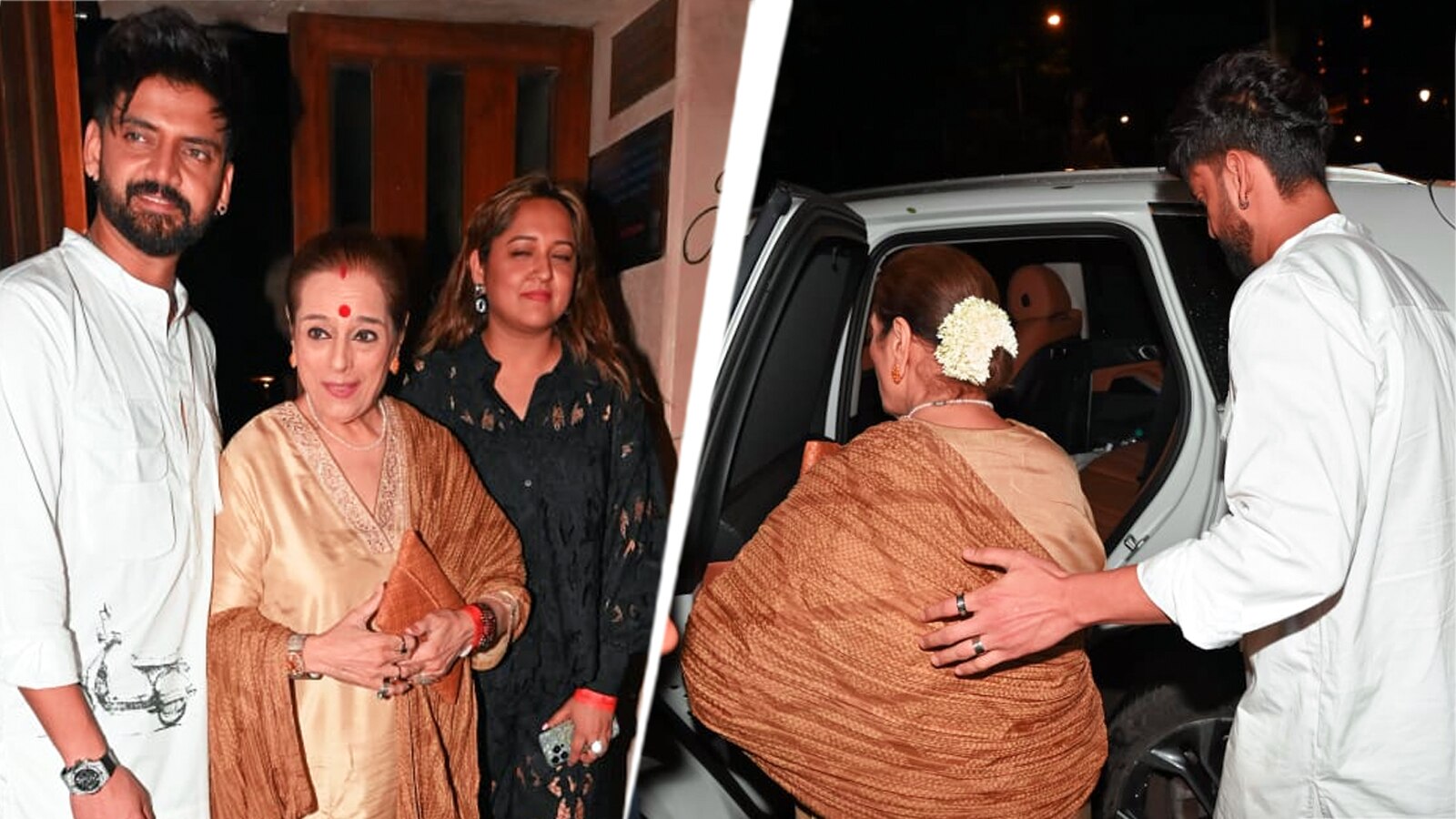 परफेक्ट दामाद हैं जहीर इकबाल, पार्टी के बाद सासू मां को पैर छूकर किया विदा