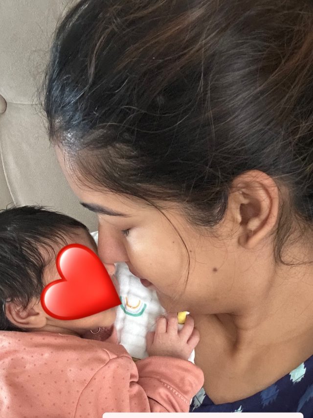 1 महीने की हुई नन्ही परी, सीने से लगाकर एक्ट्रेस ने किया प्यार, दिखाई बेटी की झलक