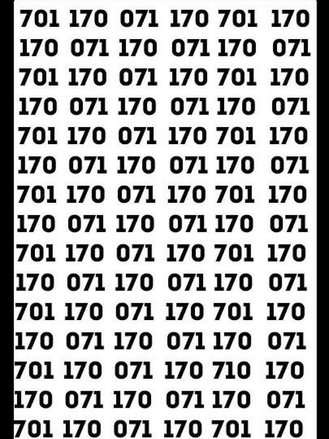 तस्वीर के बीच छिपा है 71, 10 सेकंड में ढूंढने का चैलेंज