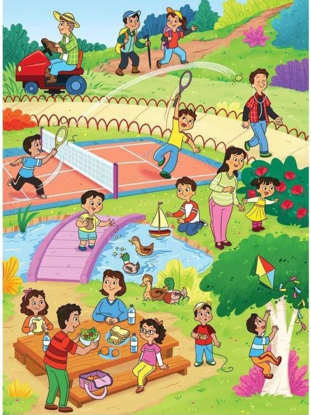 तस्वीर के बीच छिपा है 'छाता', 10 सेकंड में खोजने का चैलेंज