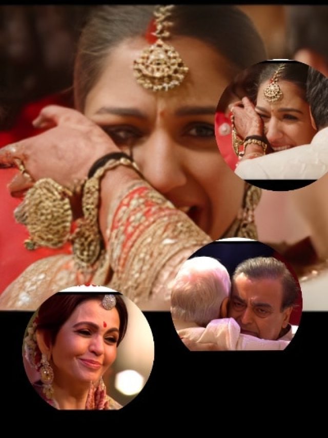 विदाई पर लाल जोड़े में खूब रोई थीं दुल्हन बनीं राधिका, सास-ससुर के भी छलके थे आंसू, VIDEO