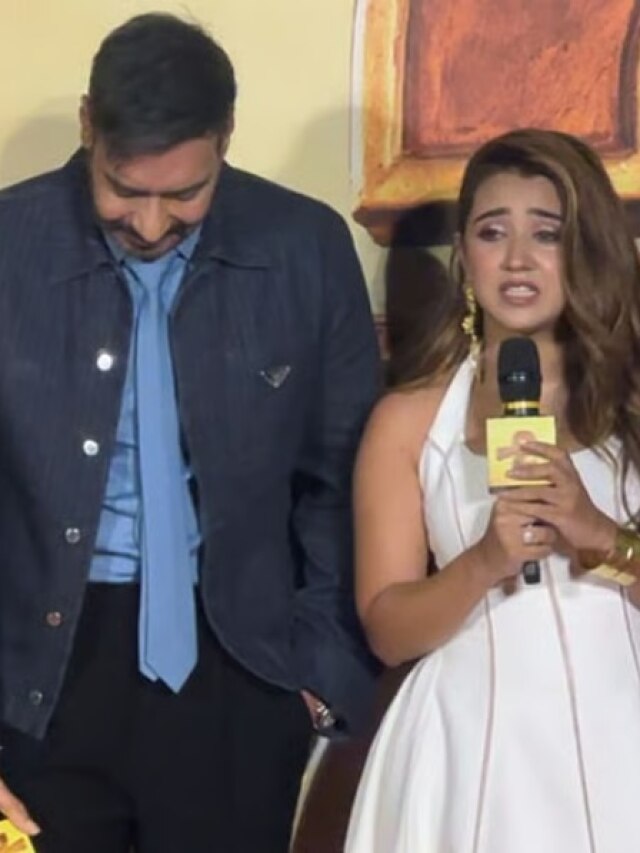 अजय देवगन संग डेब्यू करेगी एक्ट्रेस, हुई इमोशनल, आंखों से छलके आंसू