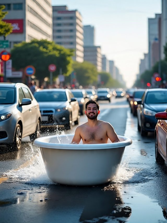 क्या सड़क पर नहाने से जेल भी हो सकती है? जानें क्या है कानून