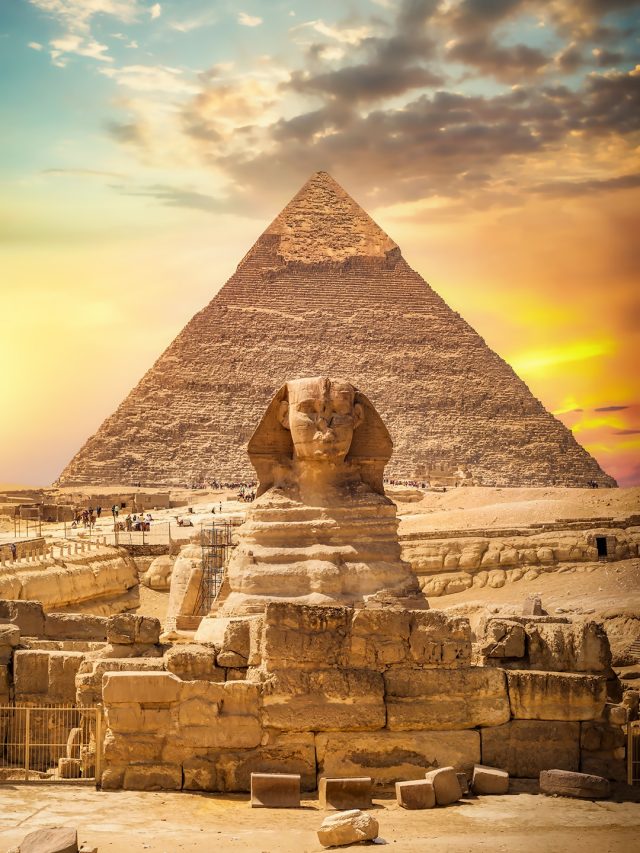 Beneath the Pyramids, a New Enigma: Radar detects buried shapes and deeper secrets